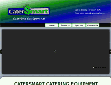 Tablet Screenshot of catersmart.co.za